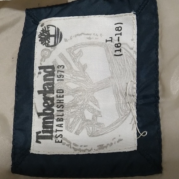 LAST DROP! Timberland Boys Coat Sz.L 16-18 Can Fit M/S Or W/S-M Gently Worn - Picture 7 of 11